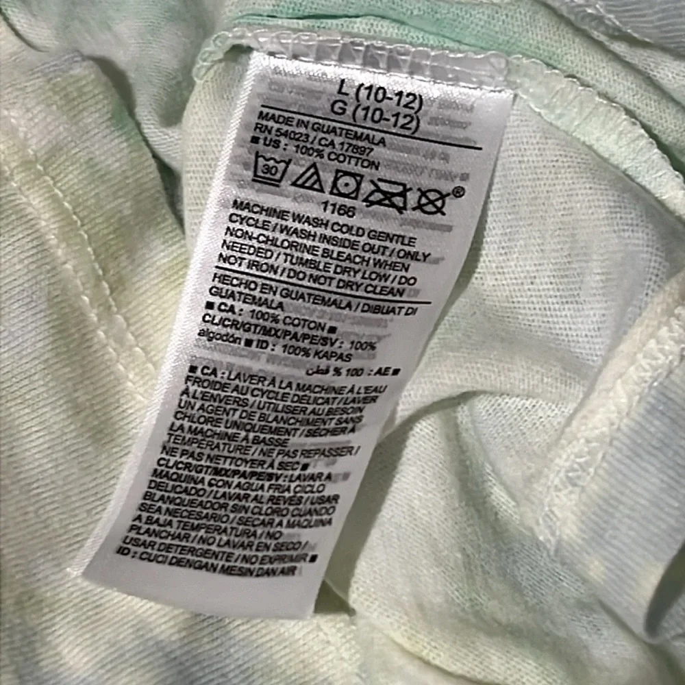 Old Navy Breathe In & Enjoy the Sunshine Graphic Tee Tie Dye Size L